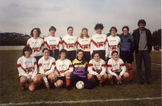 L'équipe féminine de football