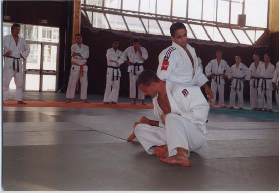 Stage de judo avec Yocine Douma