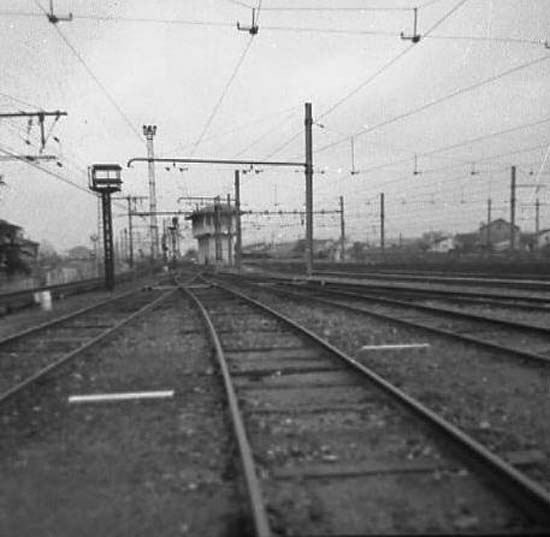 Vue du dépôt SNCF