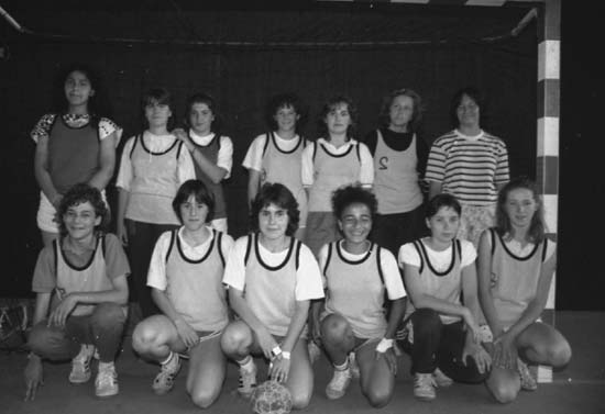 L'équipe féminine de handball