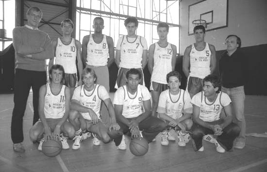 L'équipe portoise de basket