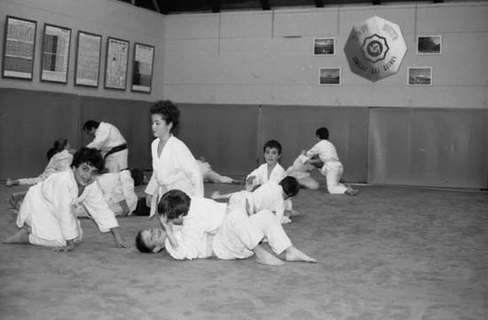 Entrainement de judo