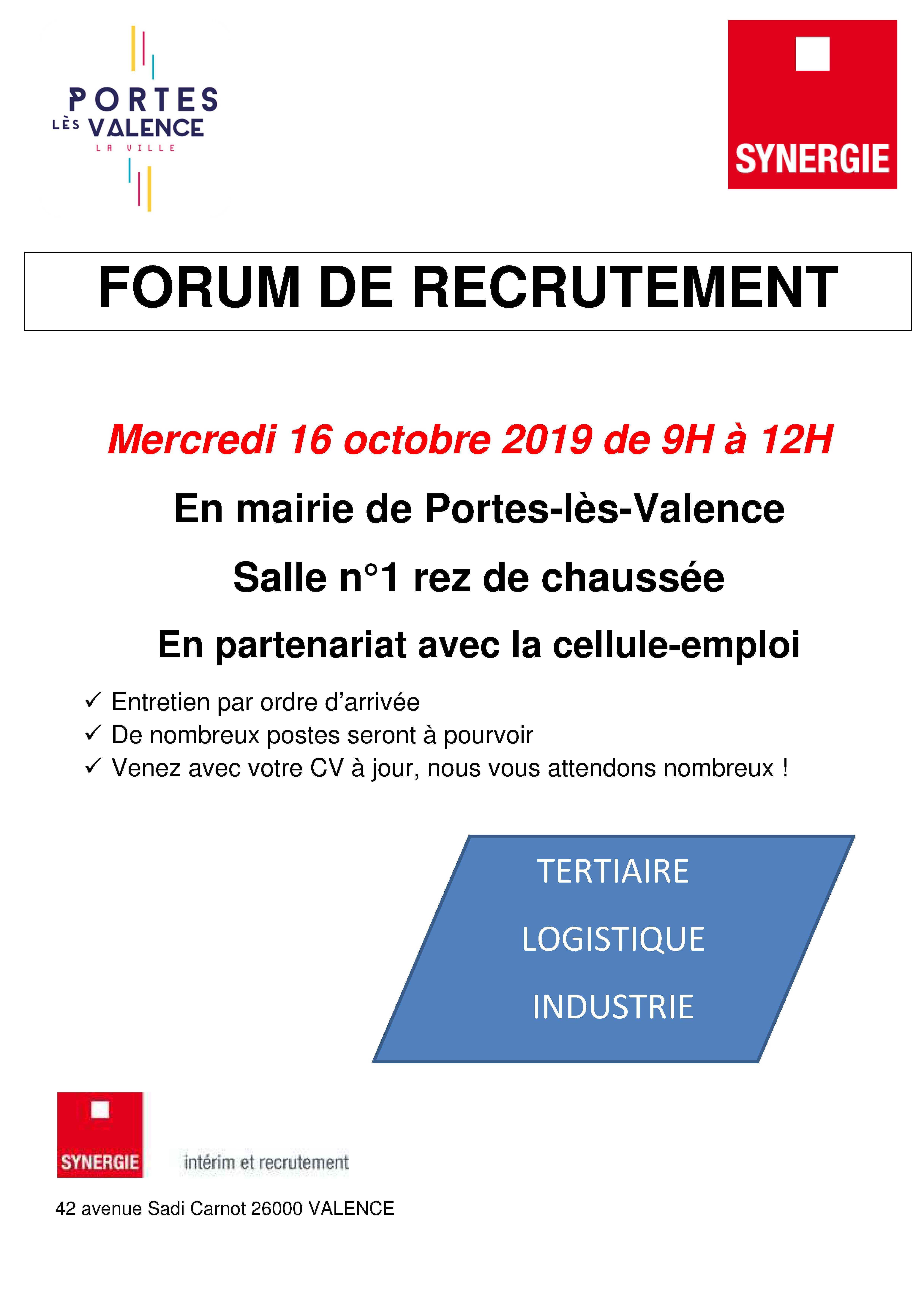 Recrutement Synergie