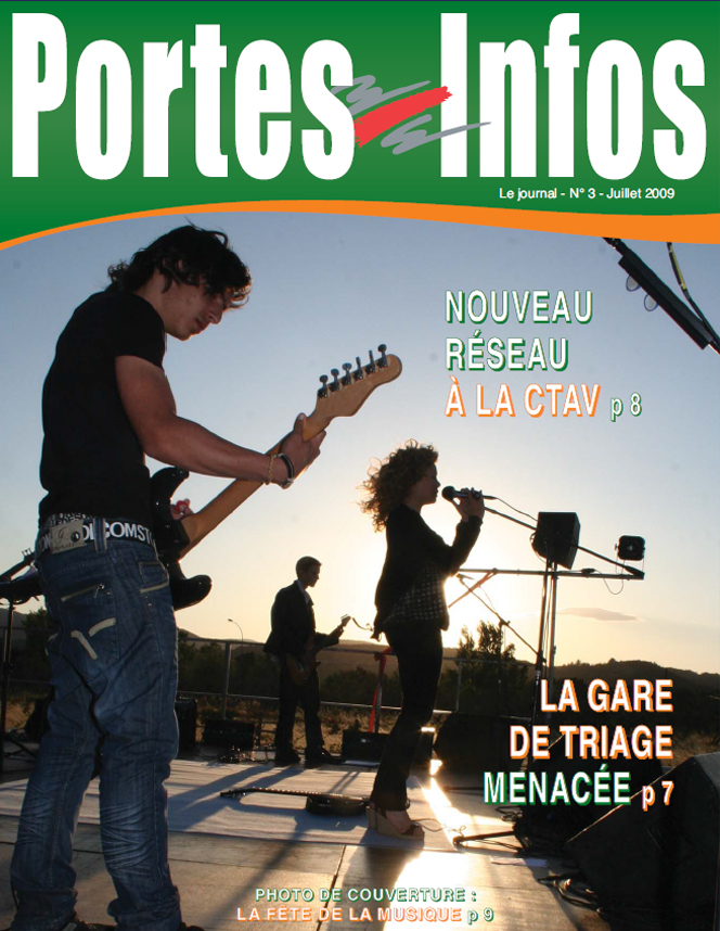 Couverture Portes-infos N°3 (juillet 2009)