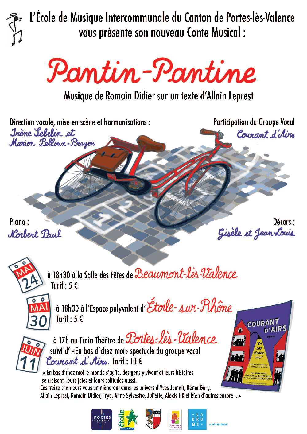 Affiche Pantin-Pantine