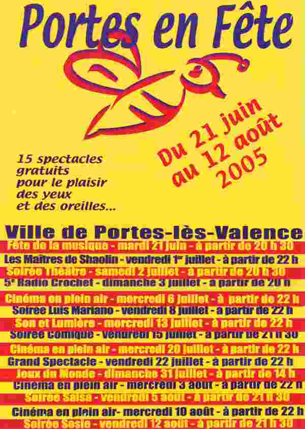    : Affiche Portes en fête 2005